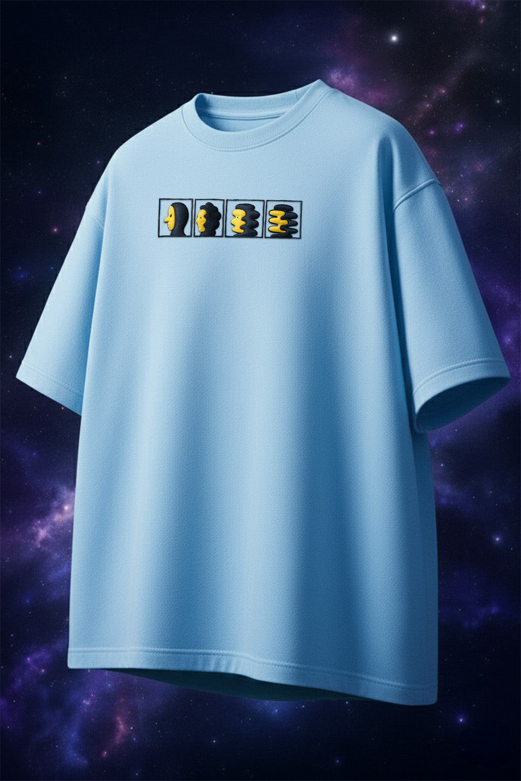 Perceive Dutch Canal Oversized Puff Printed Exclusive T-shirt