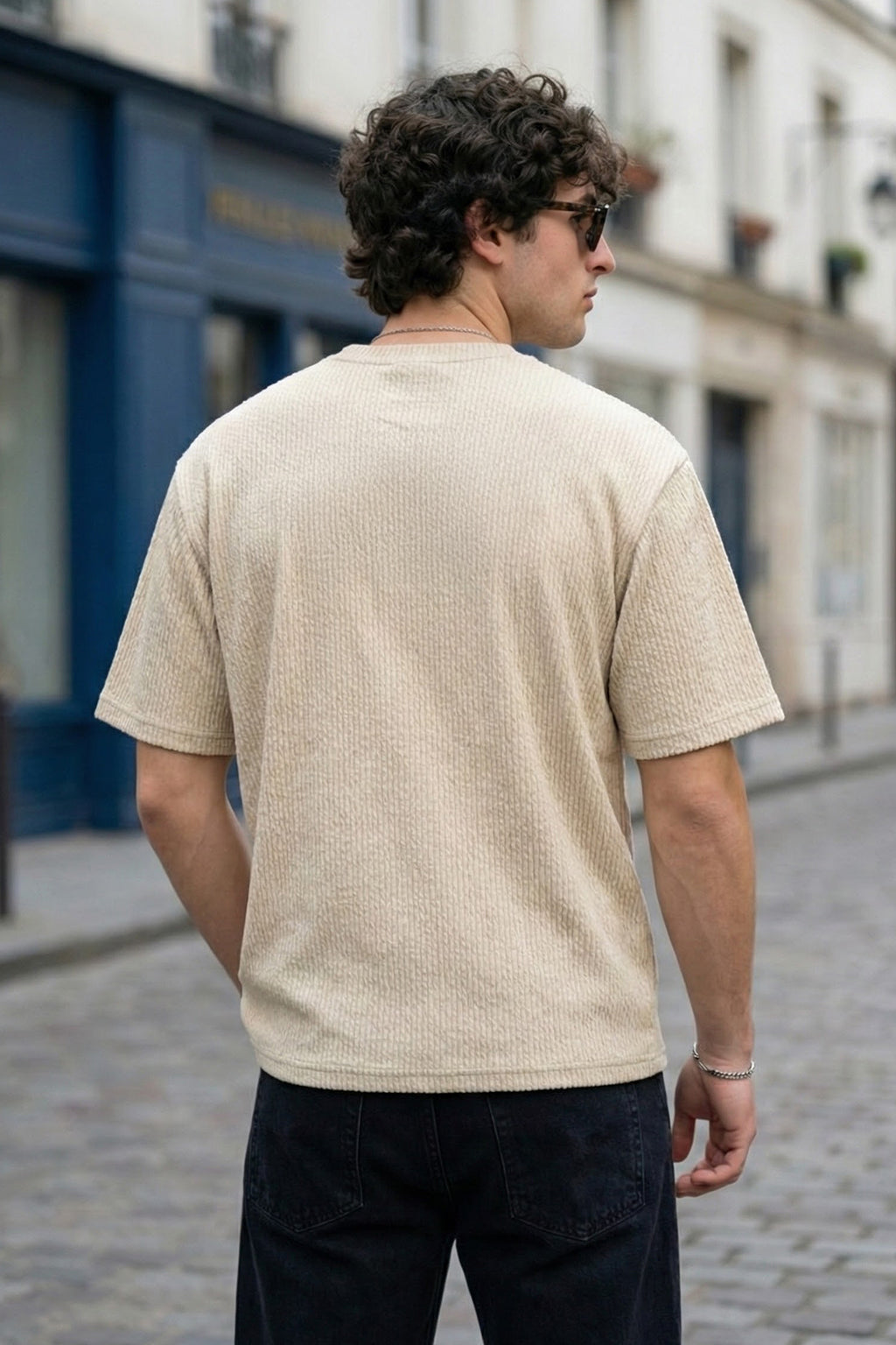 Wicked Trip Swanwhite Oversized Textured Exclusive T-shirt