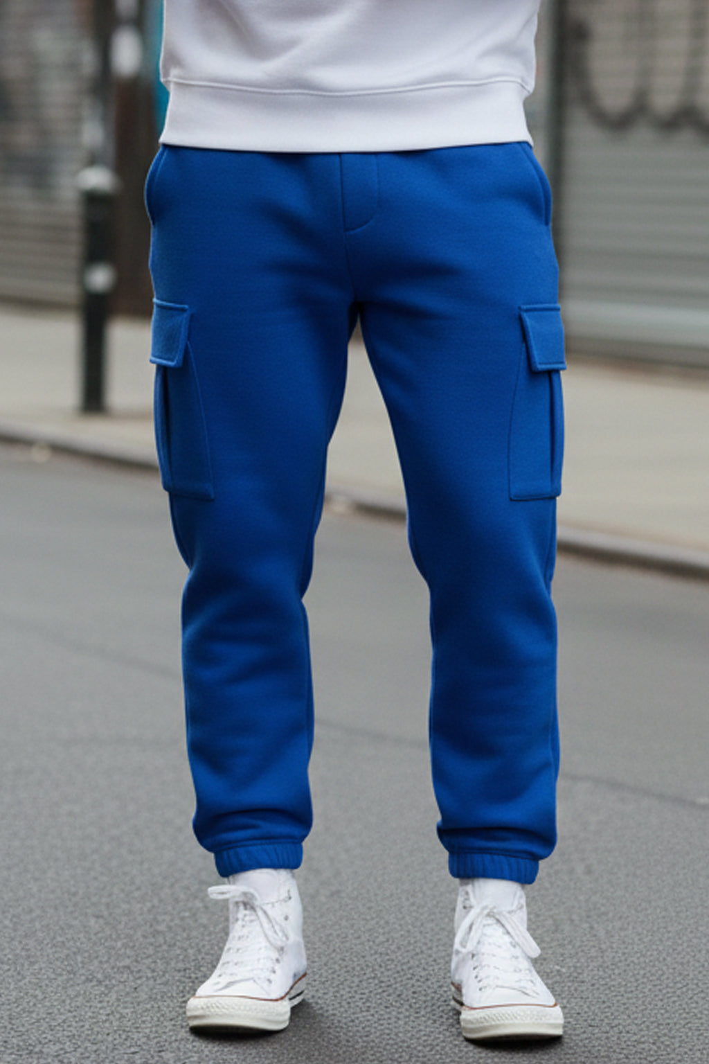 Skydiver Solid Baggy Fit Cargo Joggers